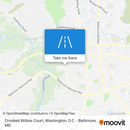 Mapa de Crooked Willow Court