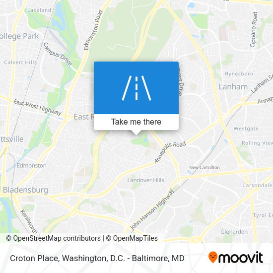 Mapa de Croton Place