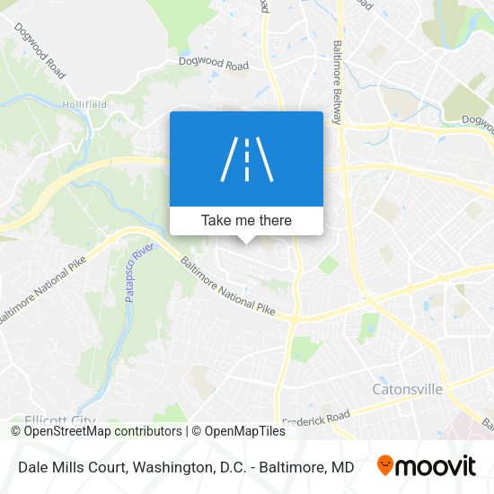 Dale Mills Court map