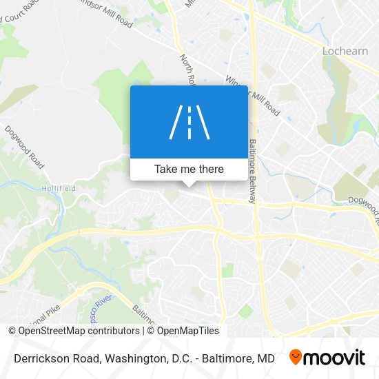 Mapa de Derrickson Road