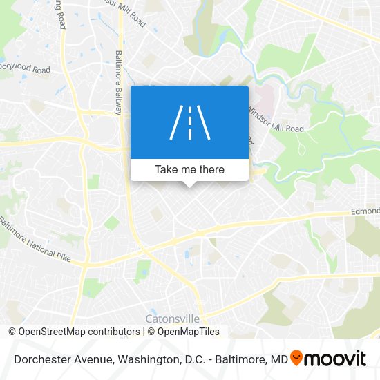 Dorchester Avenue map