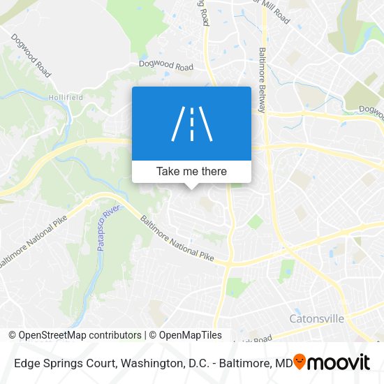 Edge Springs Court map