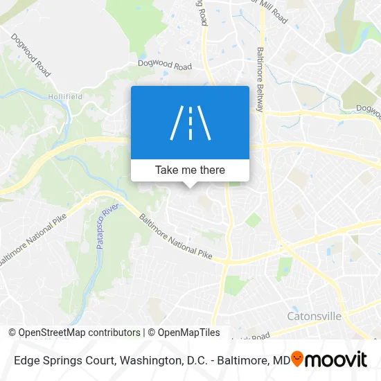 Edge Springs Court map