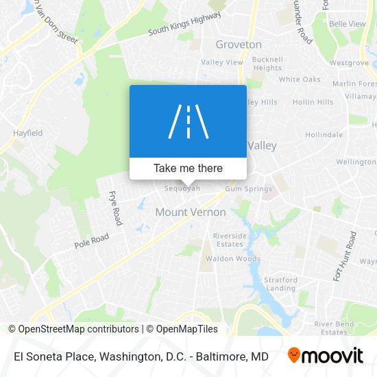El Soneta Place map
