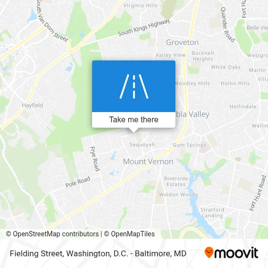 Fielding Street map