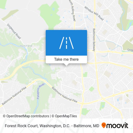 Forest Rock Court map