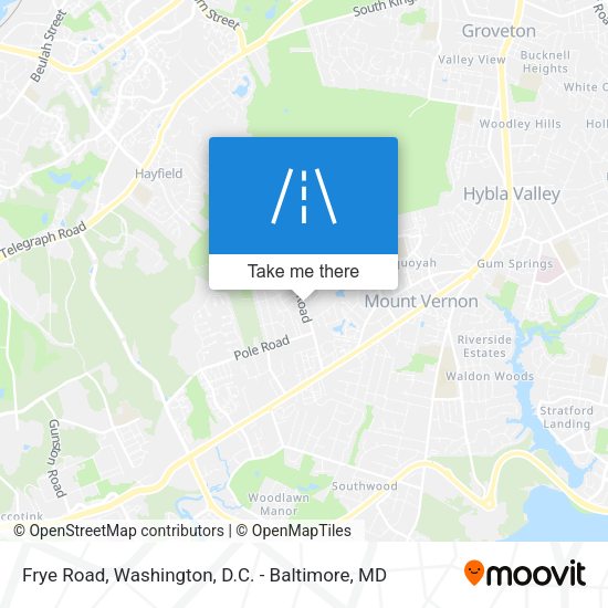 Mapa de Frye Road