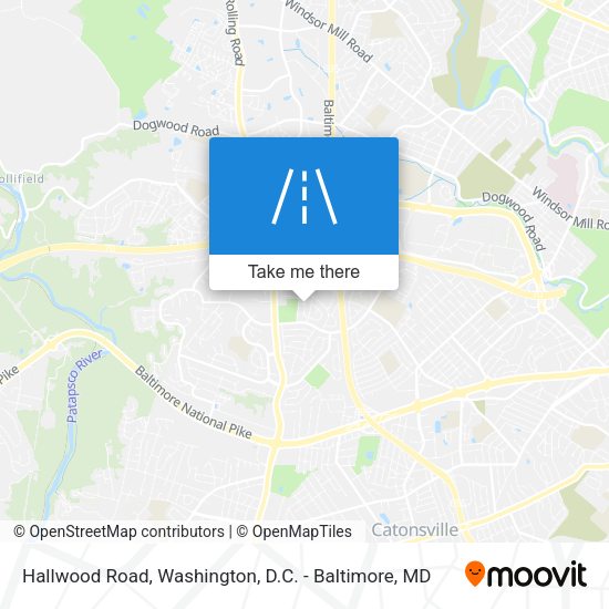 Hallwood Road map