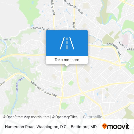 Hamerson Road map