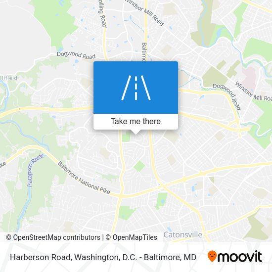 Harberson Road map