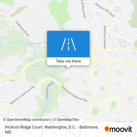 Hickory Ridge Court map