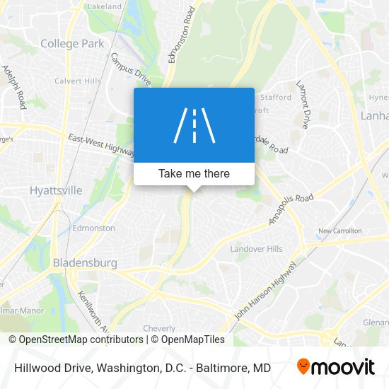 Mapa de Hillwood Drive