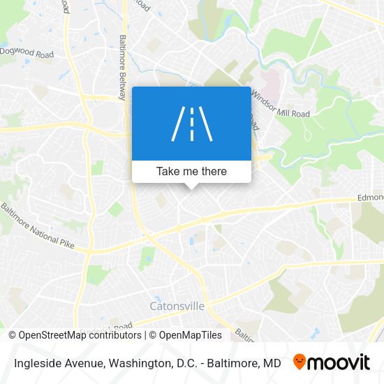 Mapa de Ingleside Avenue