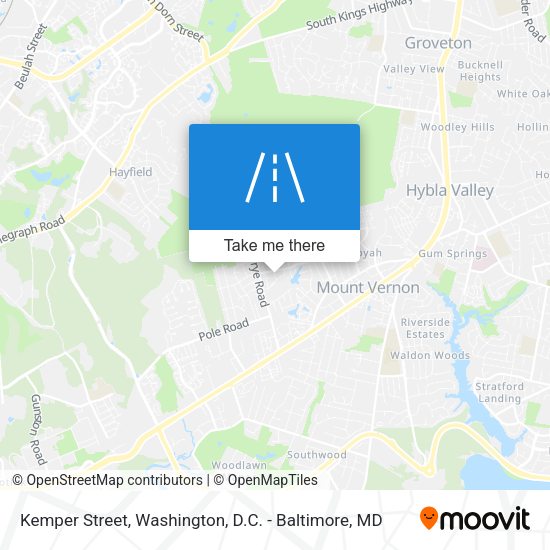 Kemper Street map