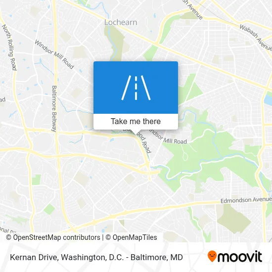 Kernan Drive map