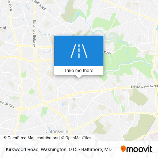Kirkwood Road map