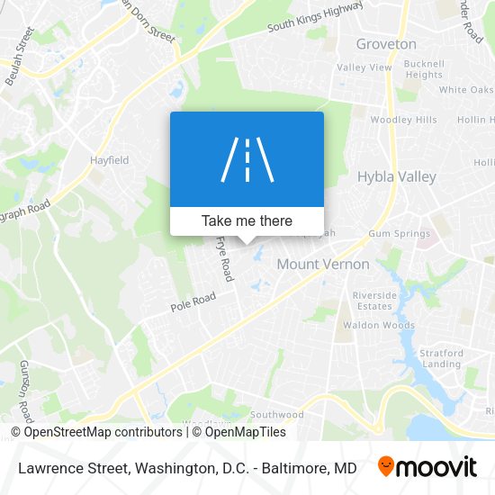 Mapa de Lawrence Street
