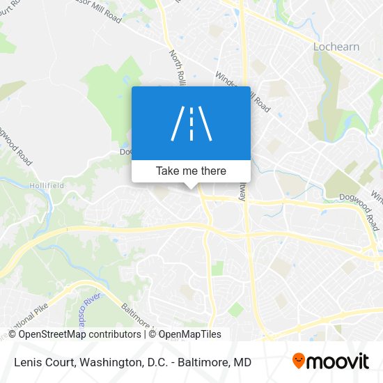 Lenis Court map