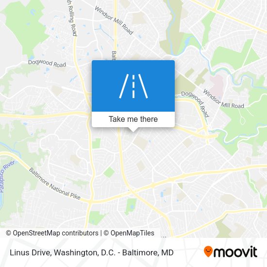 Linus Drive map