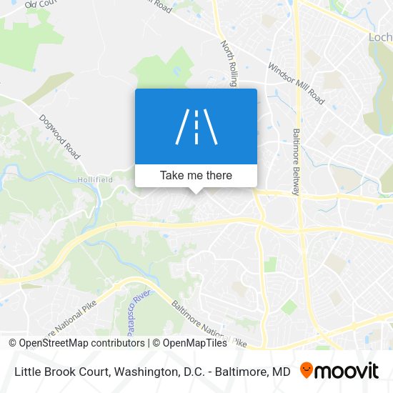 Mapa de Little Brook Court