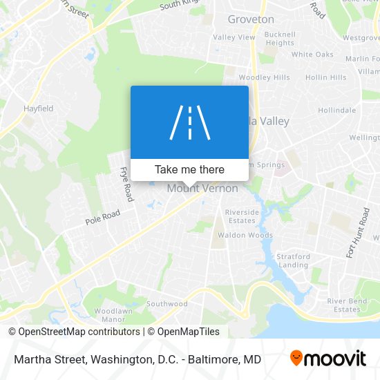 Martha Street map