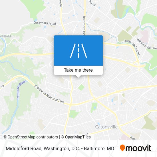 Mapa de Middleford Road