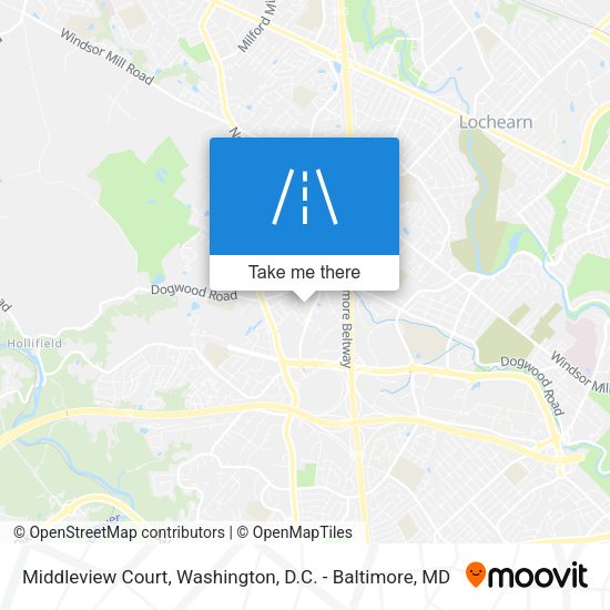 Mapa de Middleview Court