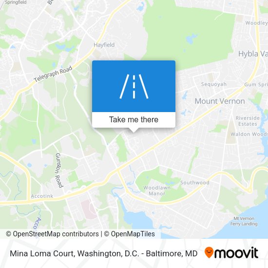 Mina Loma Court map