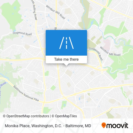 Monika Place map