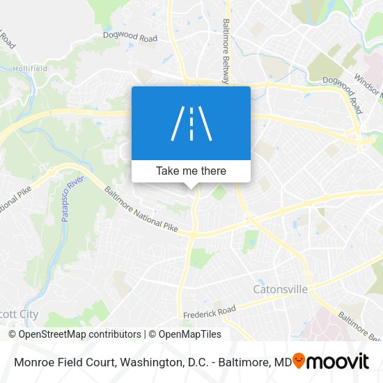 Monroe Field Court map