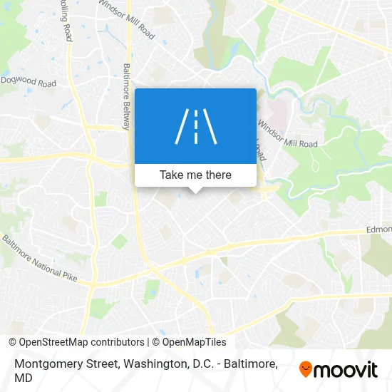 Montgomery Street map