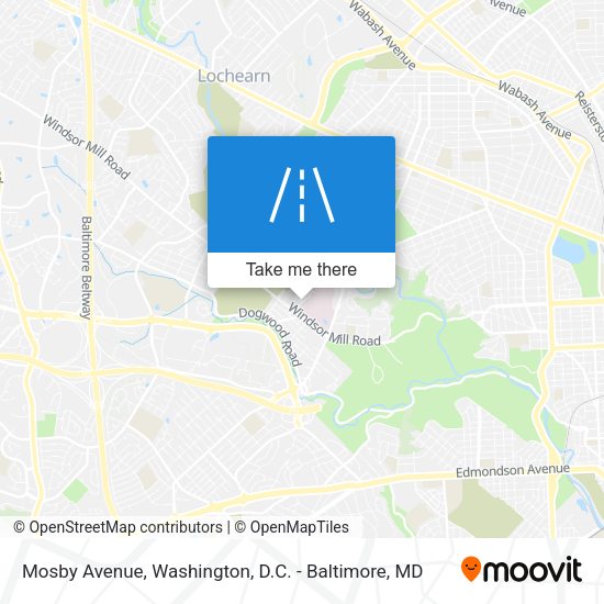 Mapa de Mosby Avenue