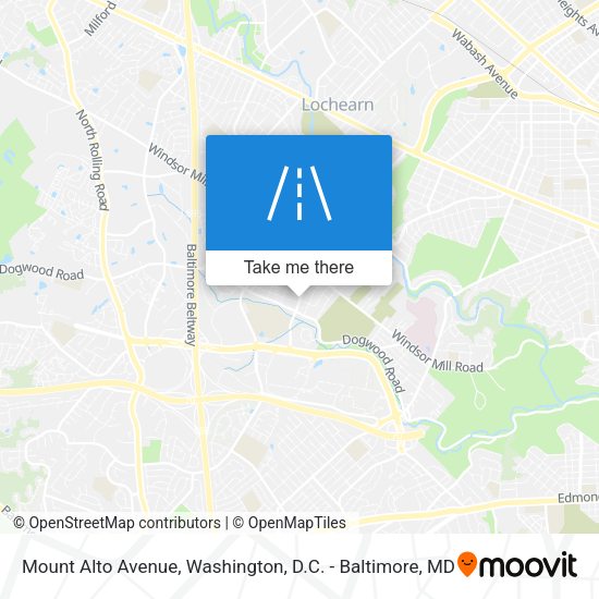Mapa de Mount Alto Avenue