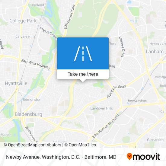 Mapa de Newby Avenue