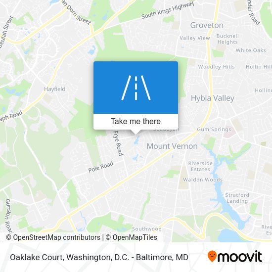 Oaklake Court map