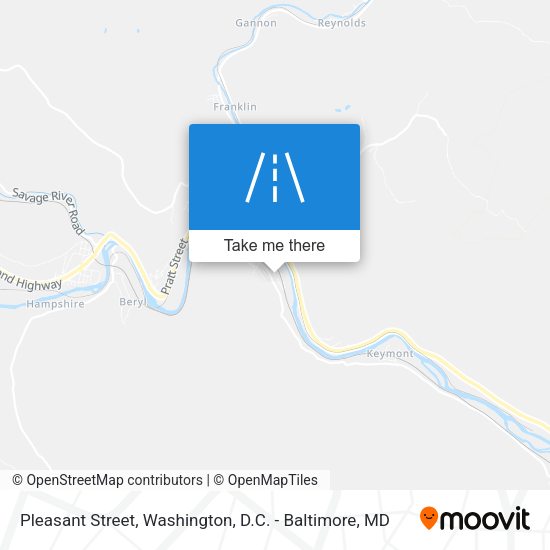 Mapa de Pleasant Street