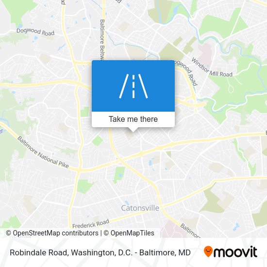 Mapa de Robindale Road