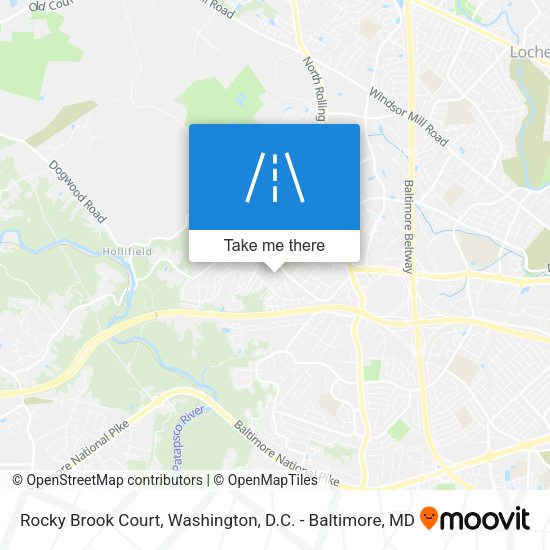 Rocky Brook Court map