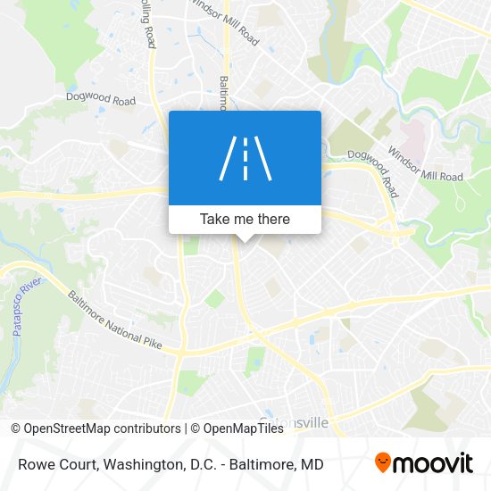 Mapa de Rowe Court