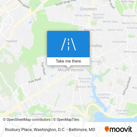 Roxbury Place map