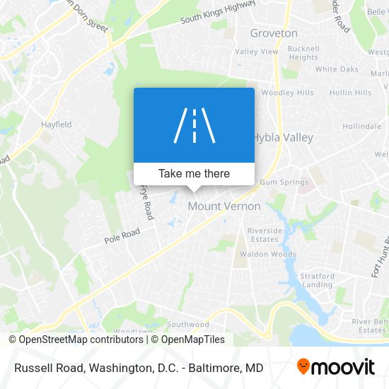 Russell Road map