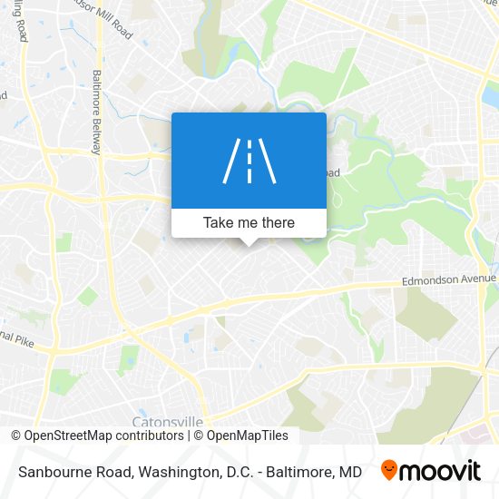 Sanbourne Road map