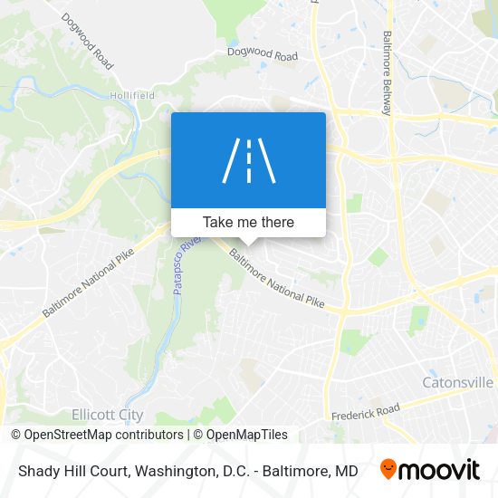 Shady Hill Court map