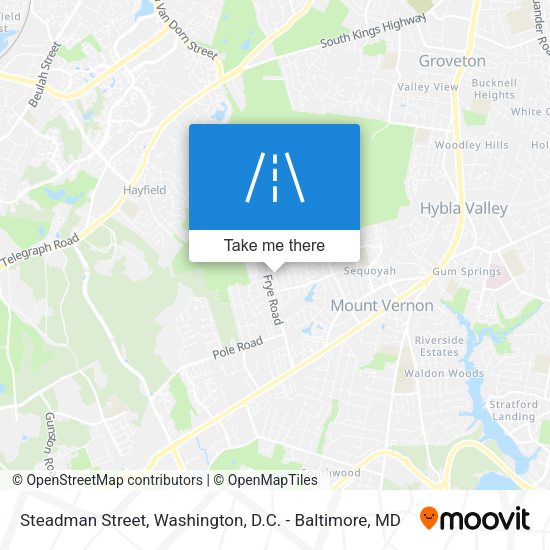 Steadman Street map