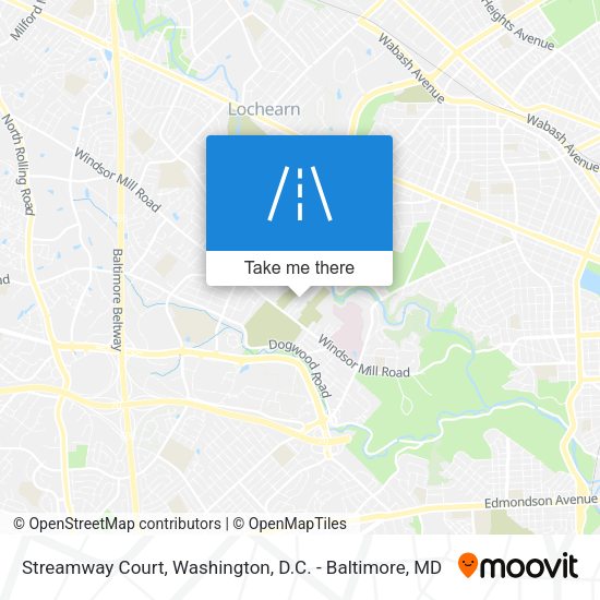 Streamway Court map