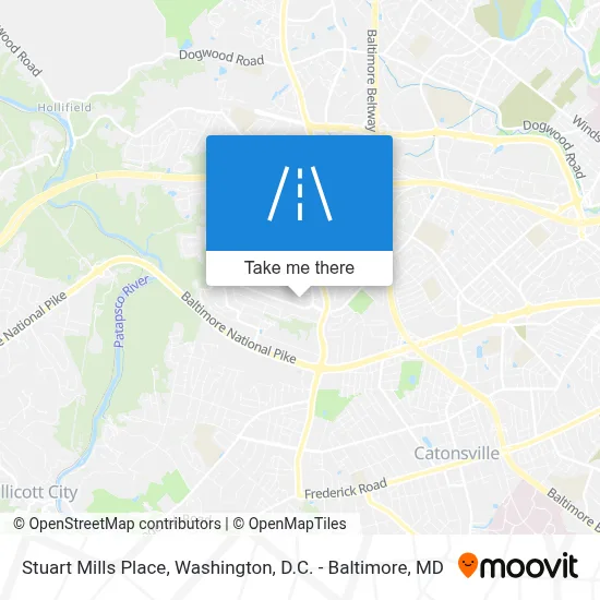 Stuart Mills Place map