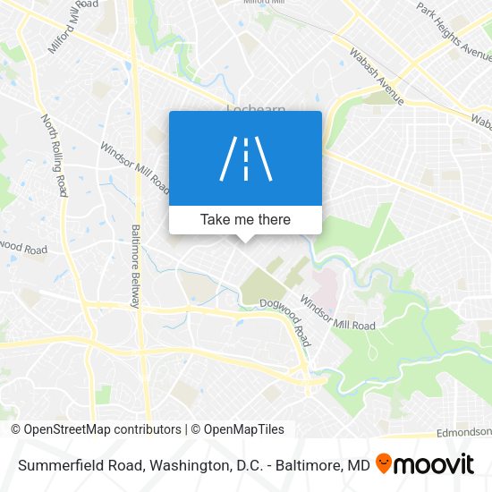 Summerfield Road map