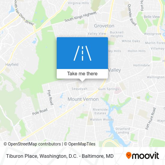Tiburon Place map