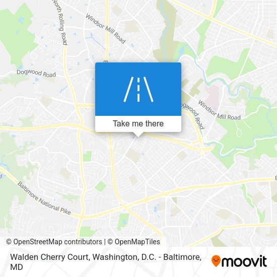Mapa de Walden Cherry Court