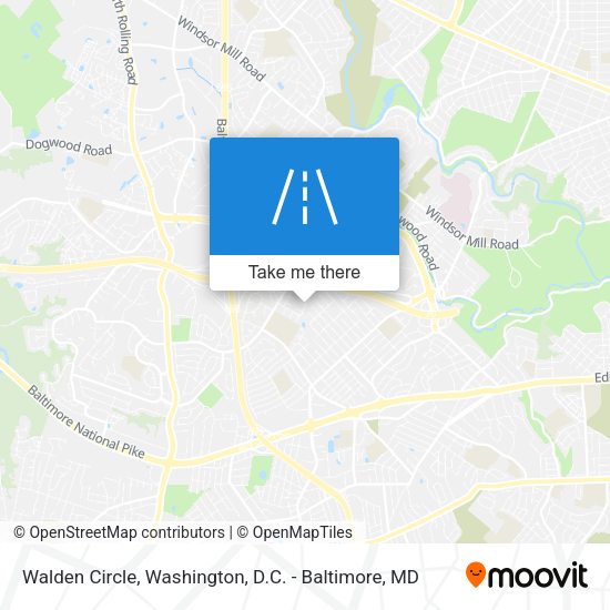 Walden Circle map
